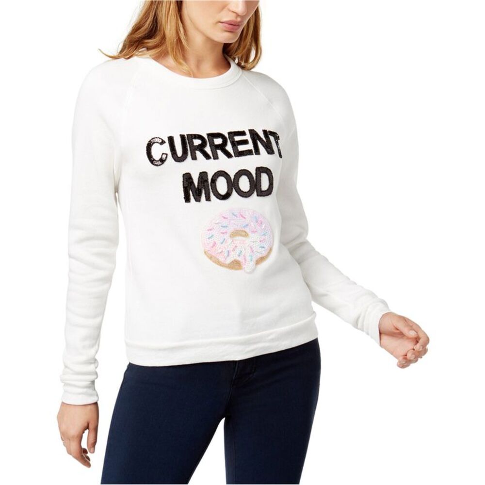 Bow & Drape Womens Current Mood Sweatshirt, NWT